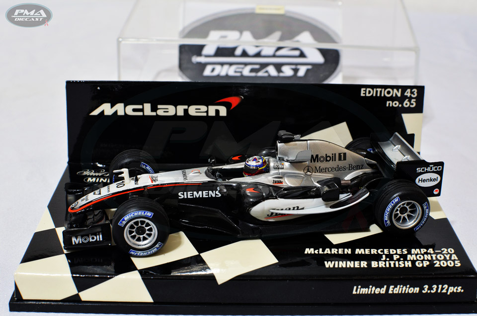 JUAN PABLO MONTOYA 2005 MCLAREN MP4-20 1:43